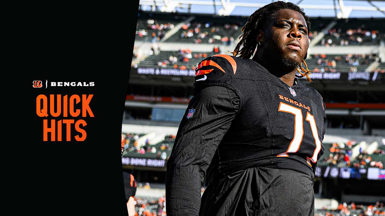 Quick Hits: Bengals RT Amarius Mims Has Yet To ‘Scratch The Surface of What I Want To Be’