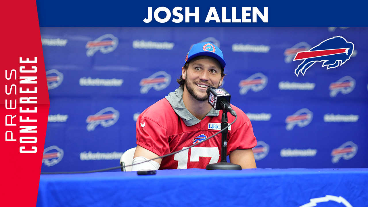 Josh Allen on his Game Status, preparing for the Dolphins, and more!