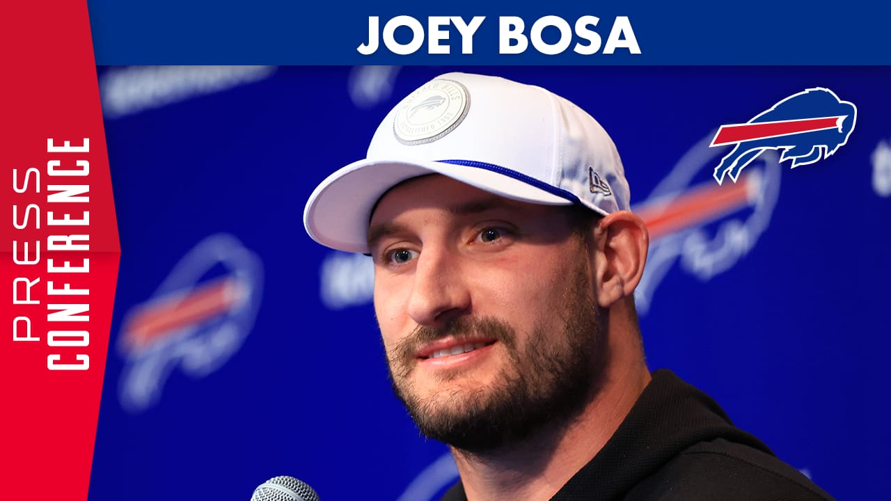 Joey Bosa's First Press Conference As A Buffalo Bill, "Unbelievable Fanbase"