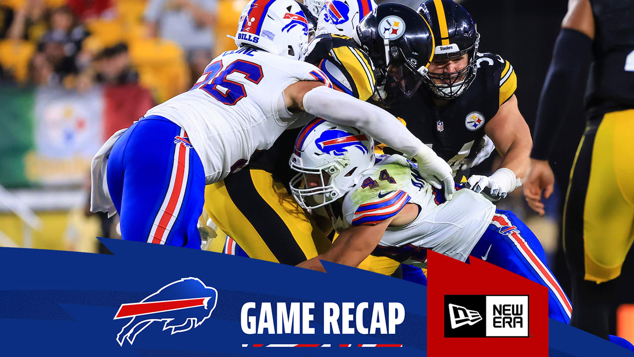 Bills 9, Steelers 3 | Score final + faits saillants