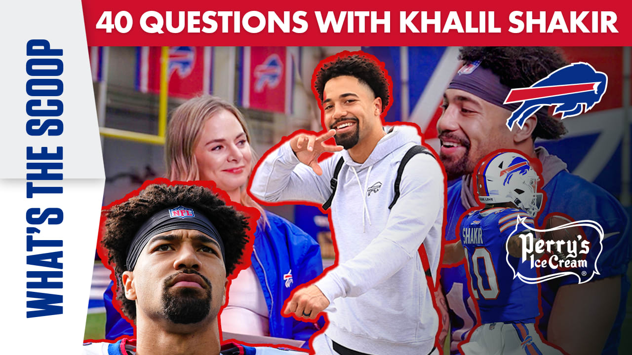 Buffalo Bills WR Khalil Shakir Trains With Eric Moulds