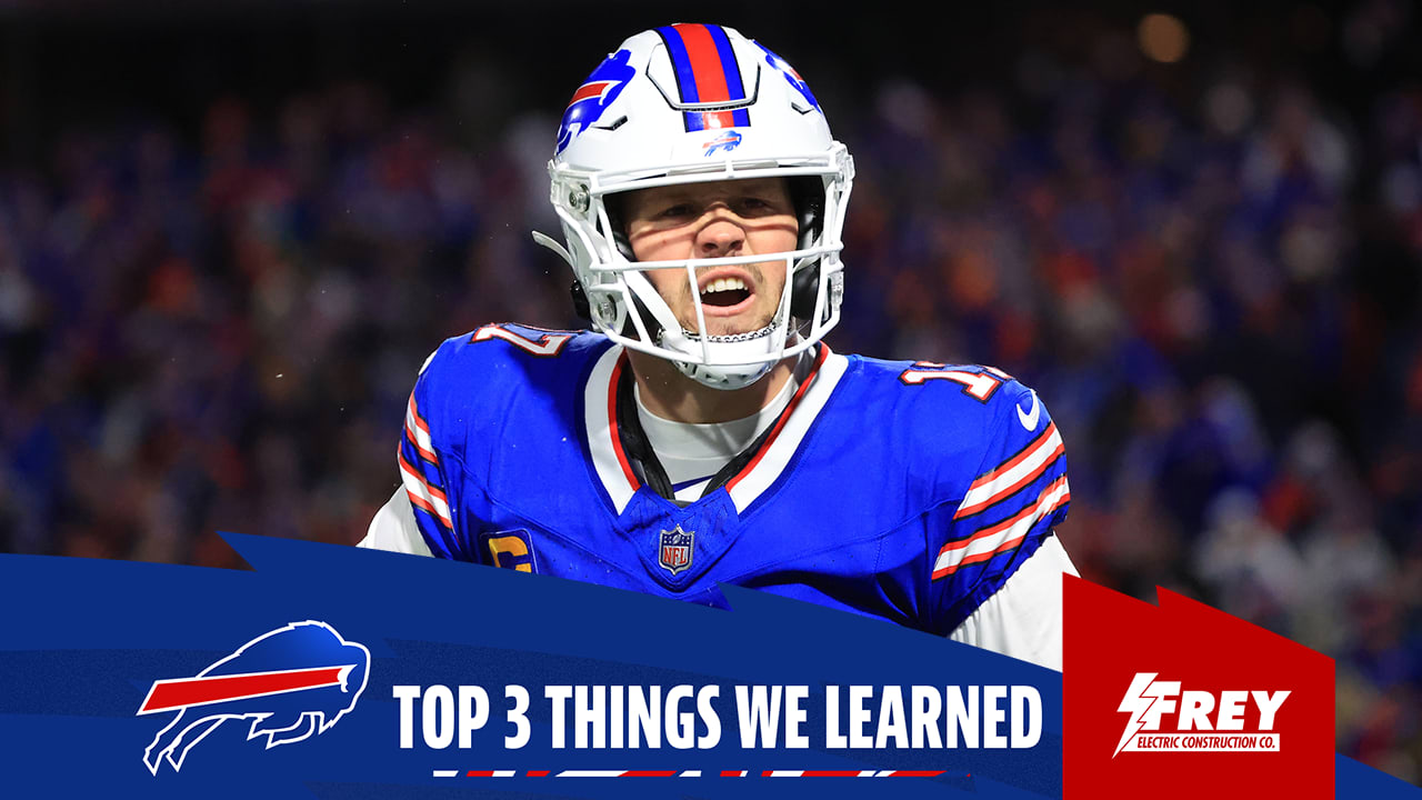 Top 3 things we learned from Bills vs. Jets Week 11