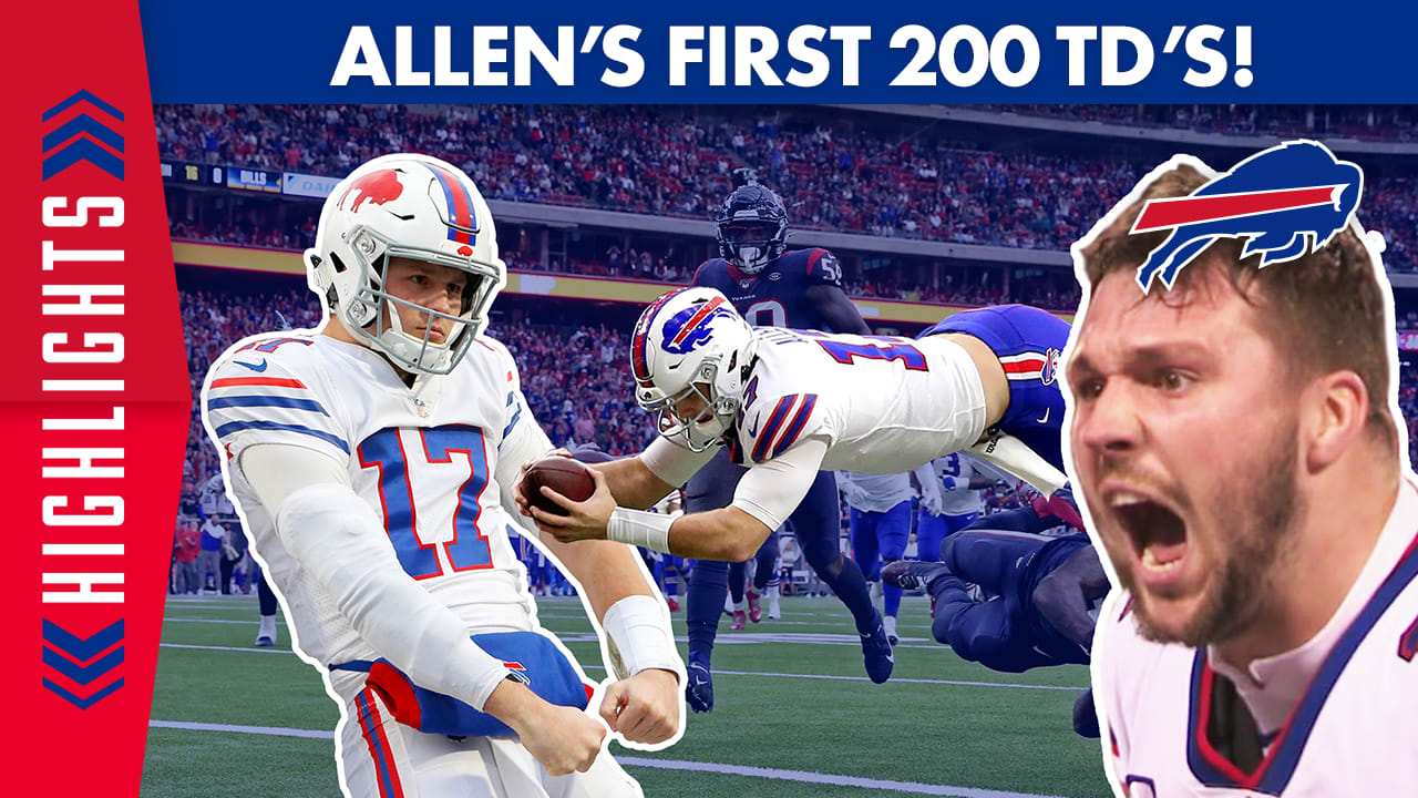 Josh Allen's First 200 Career Touchdowns!