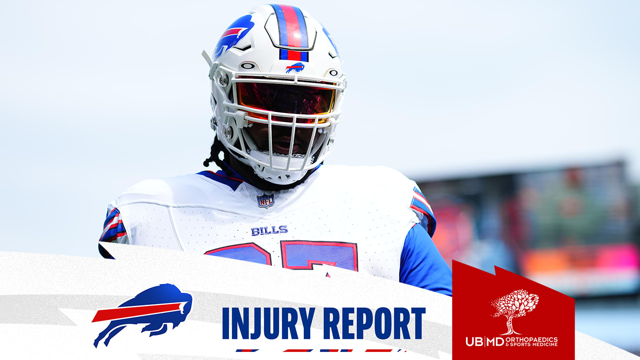 Bills injury report vs. Jets Week 11 BVM Sports