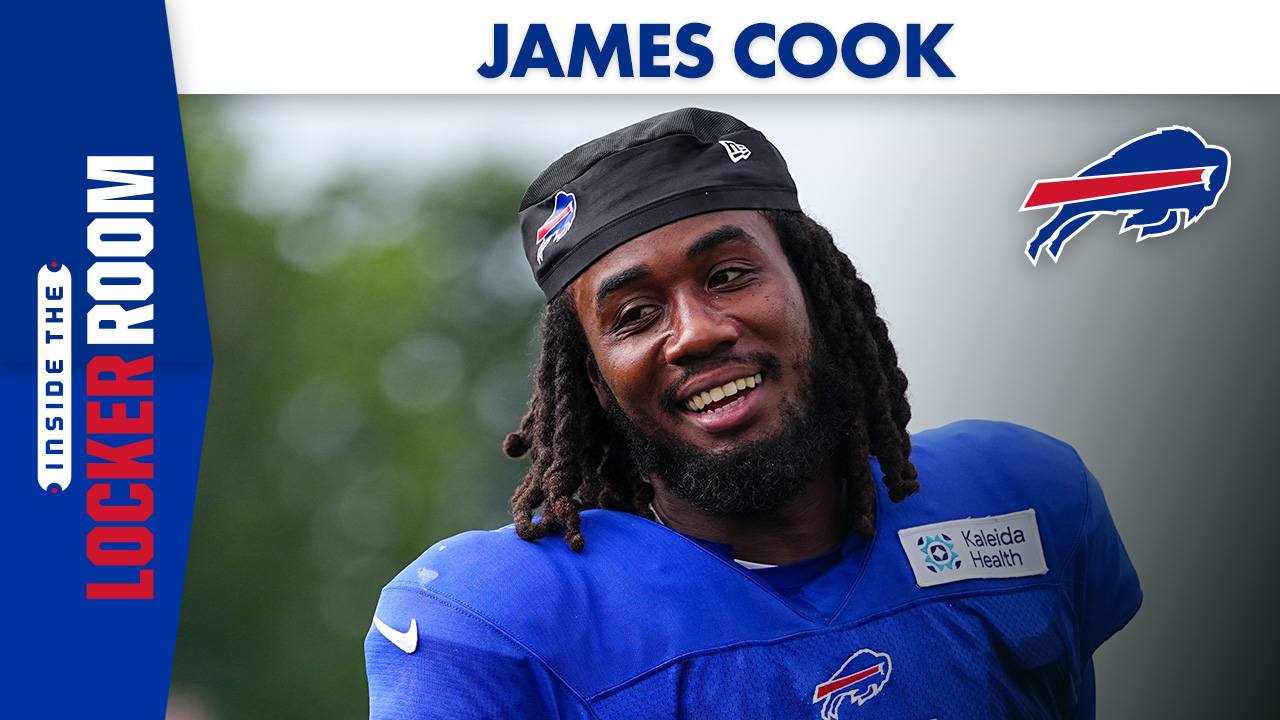 James Cook Discusses Bills-Texans Matchup