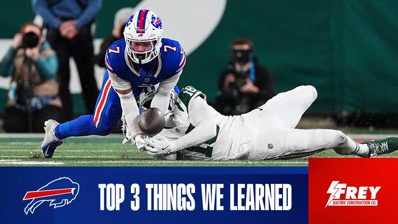 Top 3 things we learned from Bills at Jets | Monday Night Football | Week 6