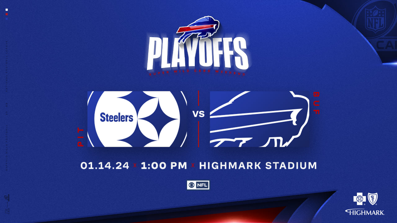 Buffalo Bills to host Pittsburgh Steelers on Super Wild Card Weekend