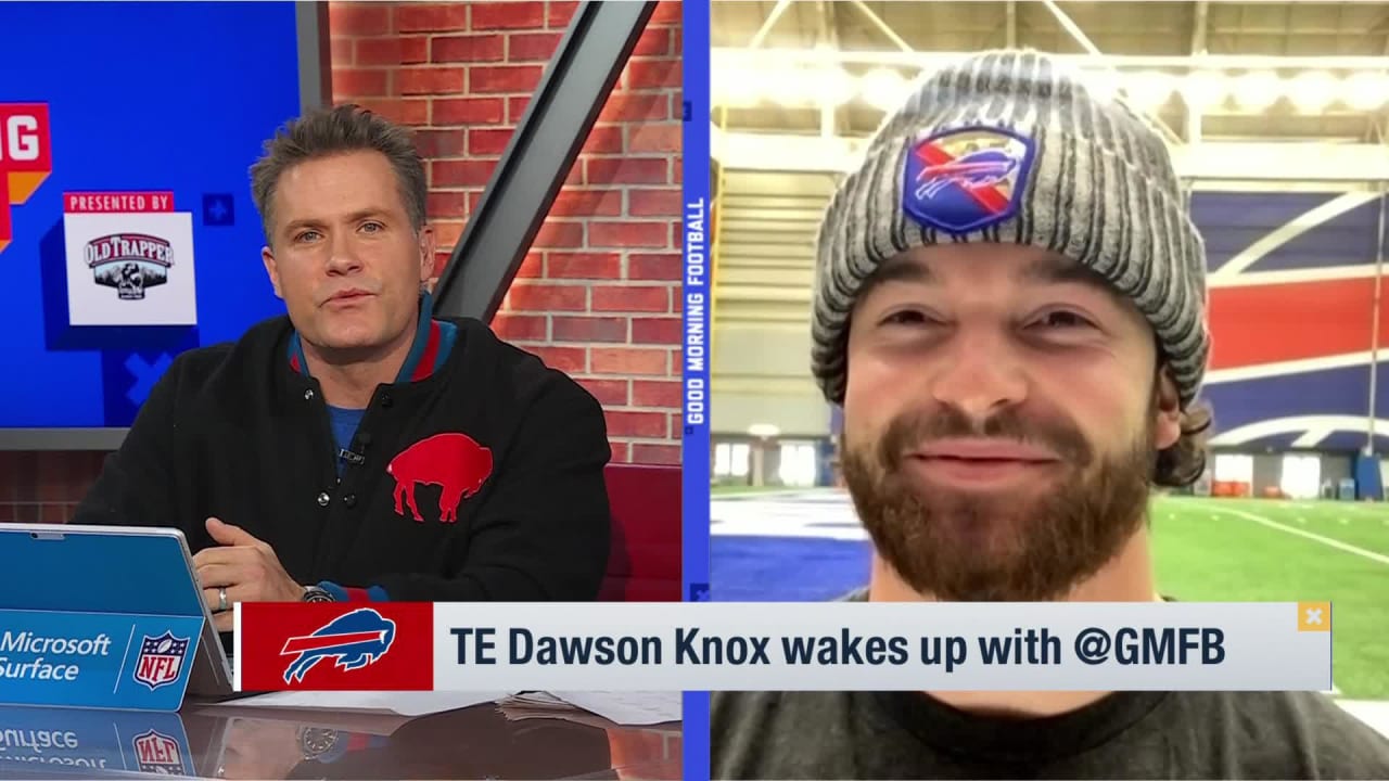 Dawson Knox Wakes Up With 'GMFB' And Previews Bills Vs. Chiefs Playoff ...