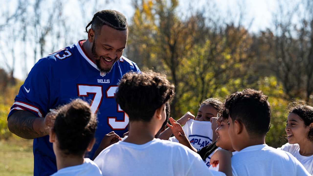 Dion Dawkins named Buffalo Bills nominee for 2024 Walter Payton Man of the  Year