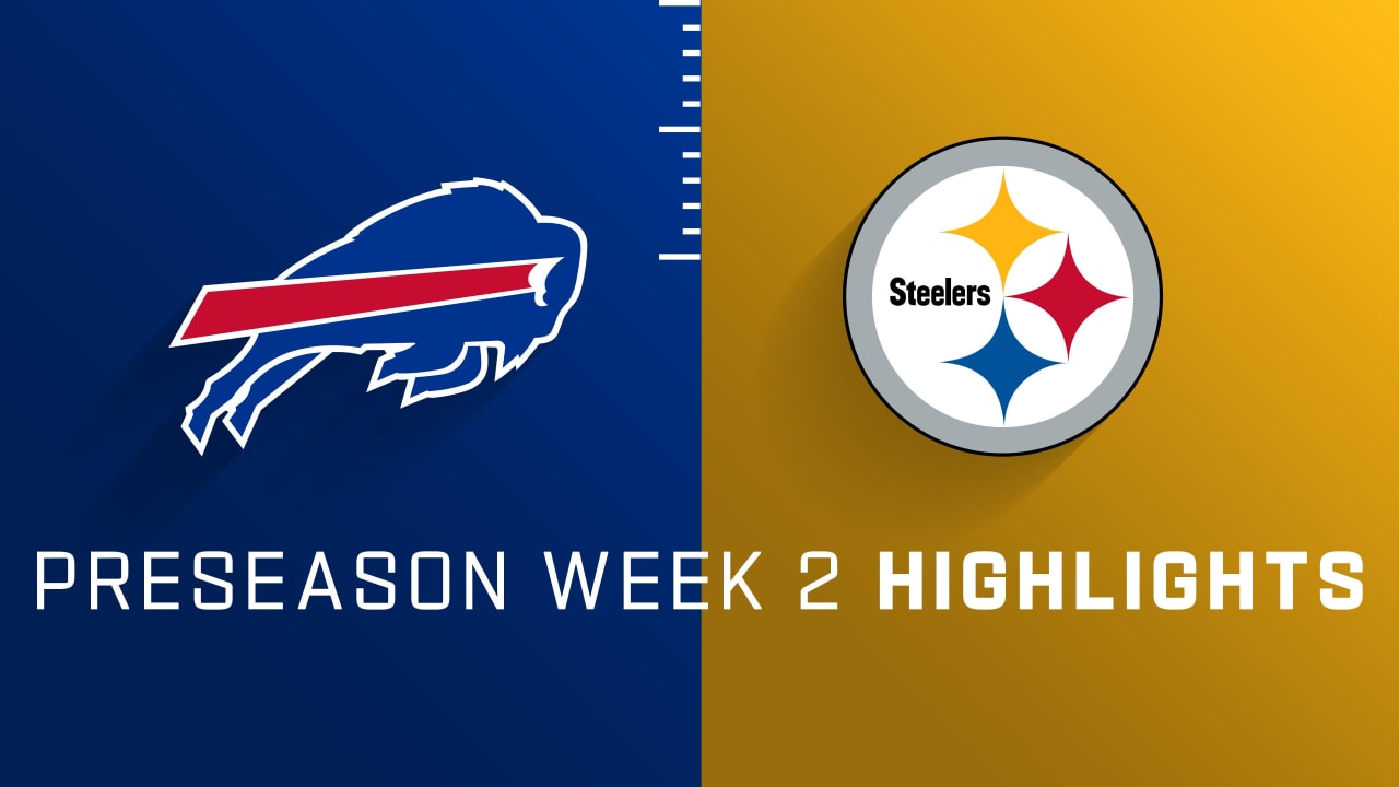 Bills at Steelers game highlights 2024 Preseason