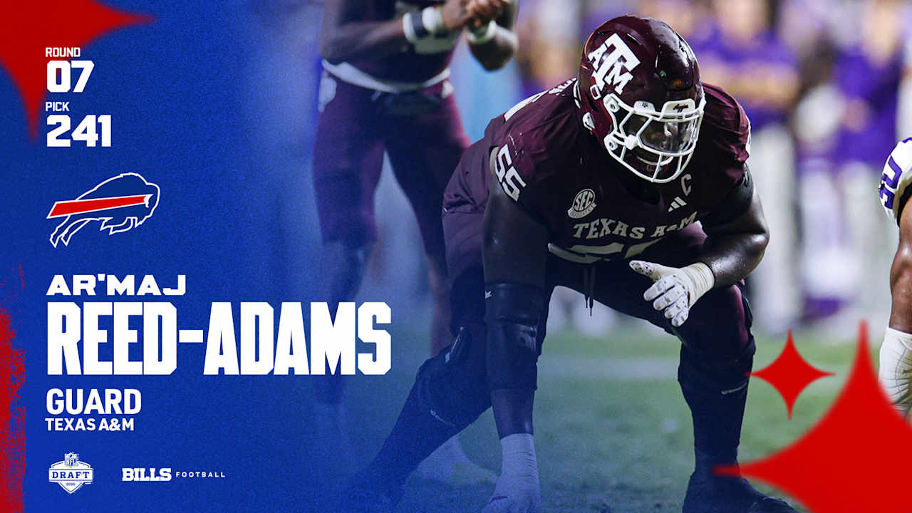 3 things to know about Bills NFL Draft pick guard Ar’maj Reed-Adams