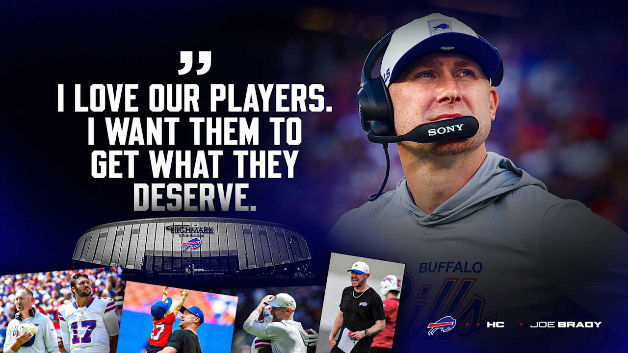 'South Florida swagger' | How Joe Brady's energy & love for his players fuels journey as Bills head coach