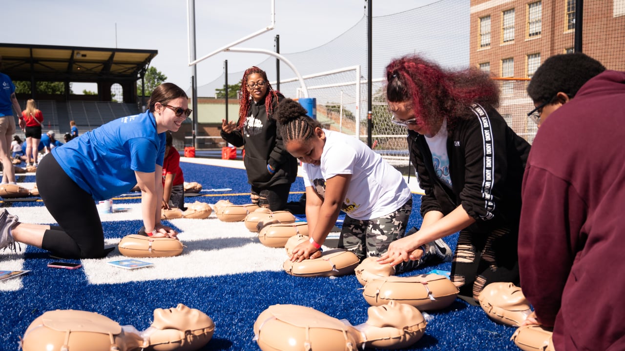 In the Community | Buffalo Bills CPR + AED Awareness Week Kickoff at ...
