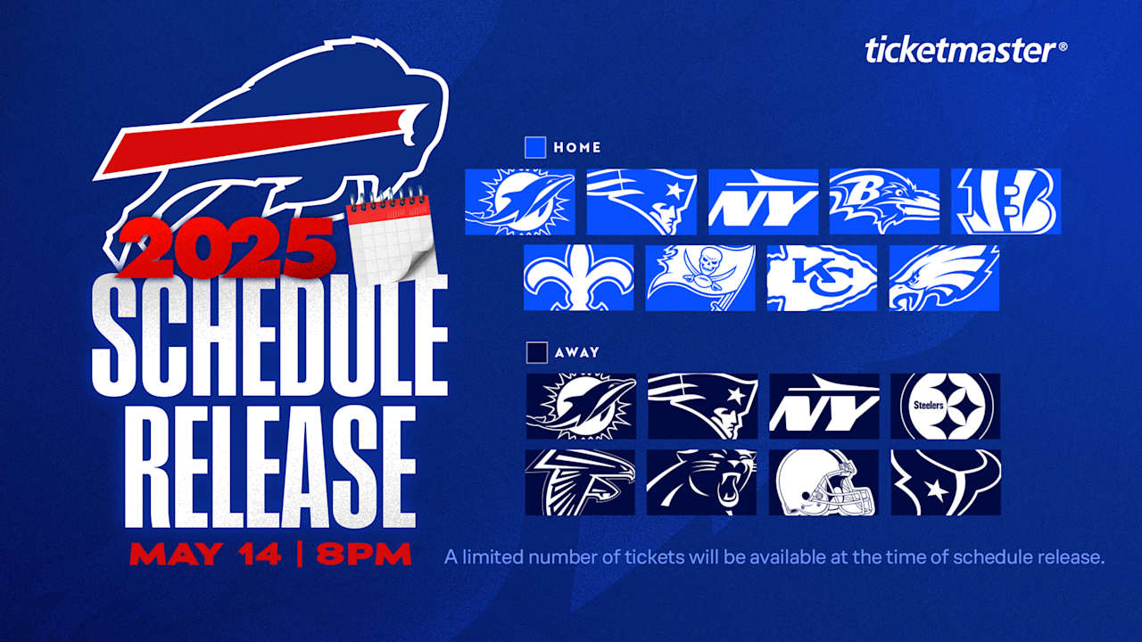 Buffalo Bills 2025 opponents finalized