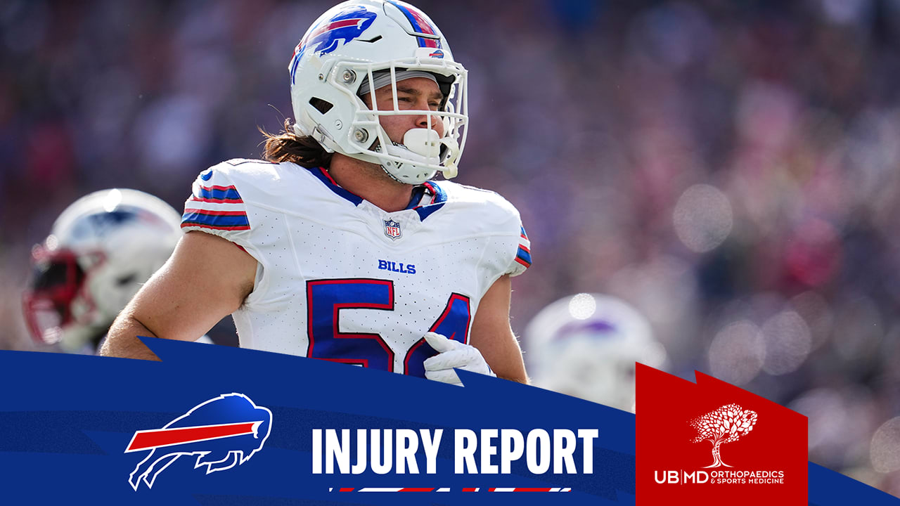 Bills Injury Report At Bengals | Week 9 SNF