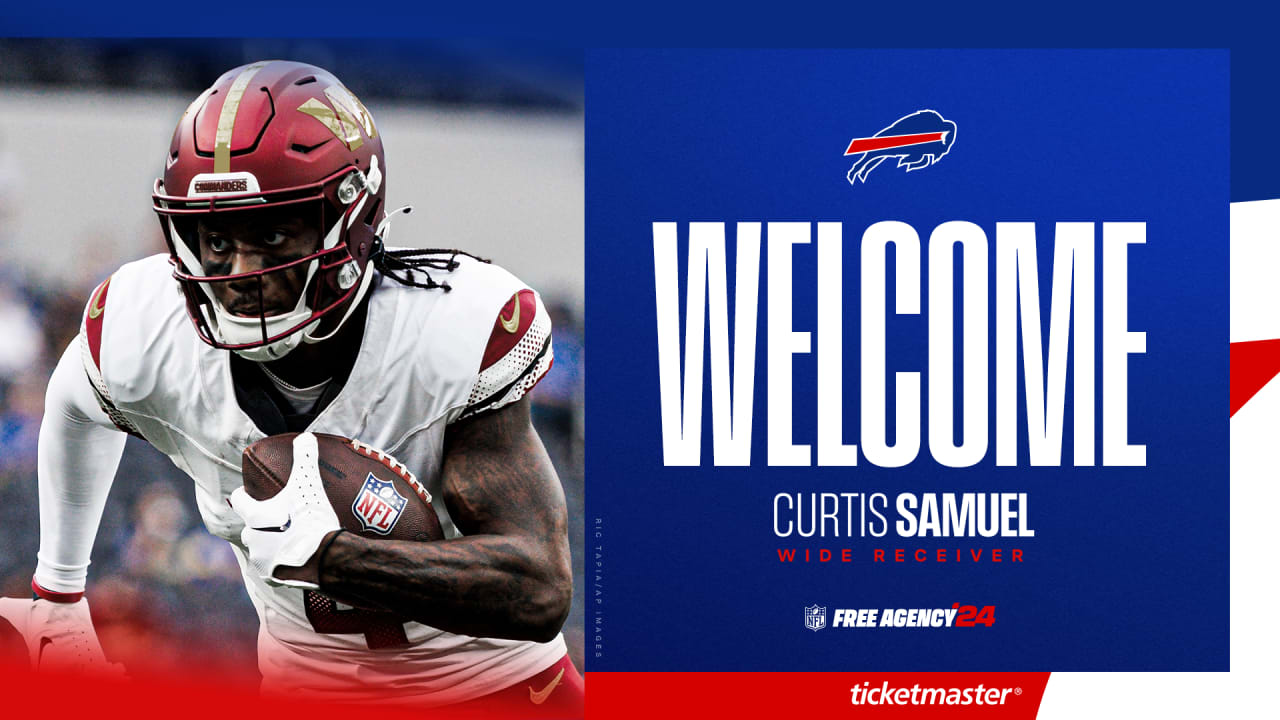 Bills sign WR Curtis Samuel to three-year deal