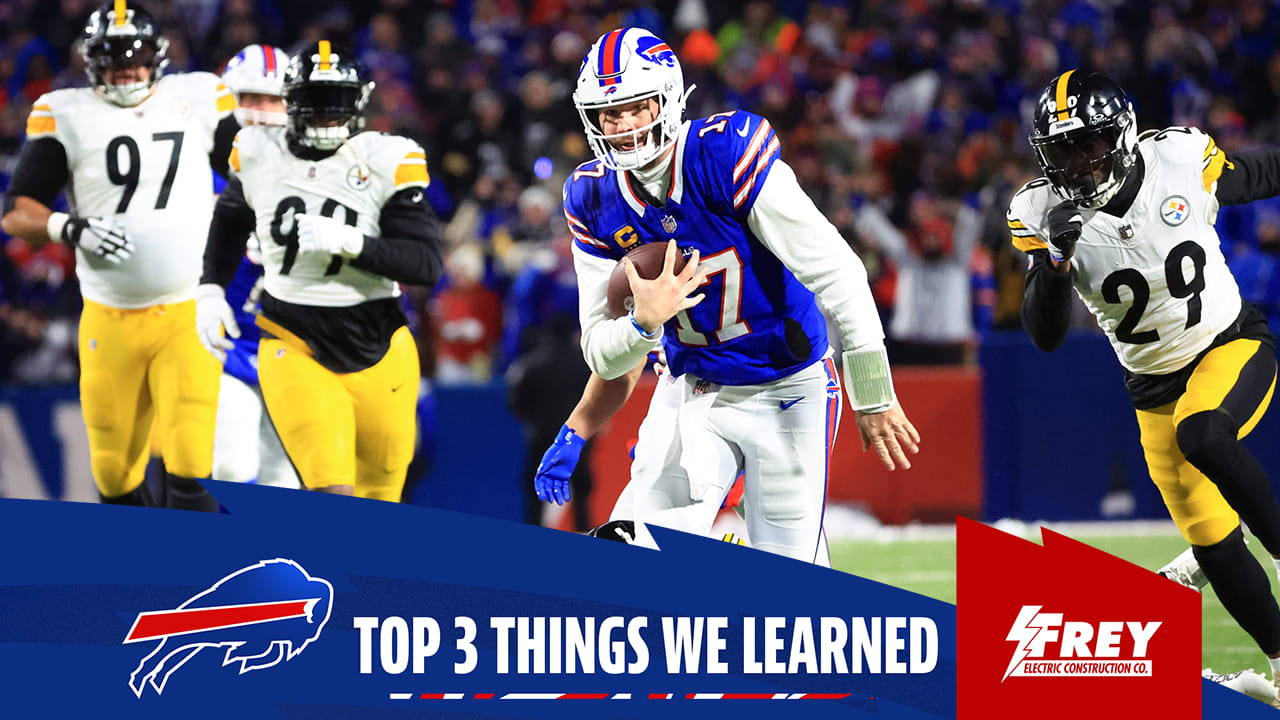 Top 3 things we learned from Bills vs. Steelers