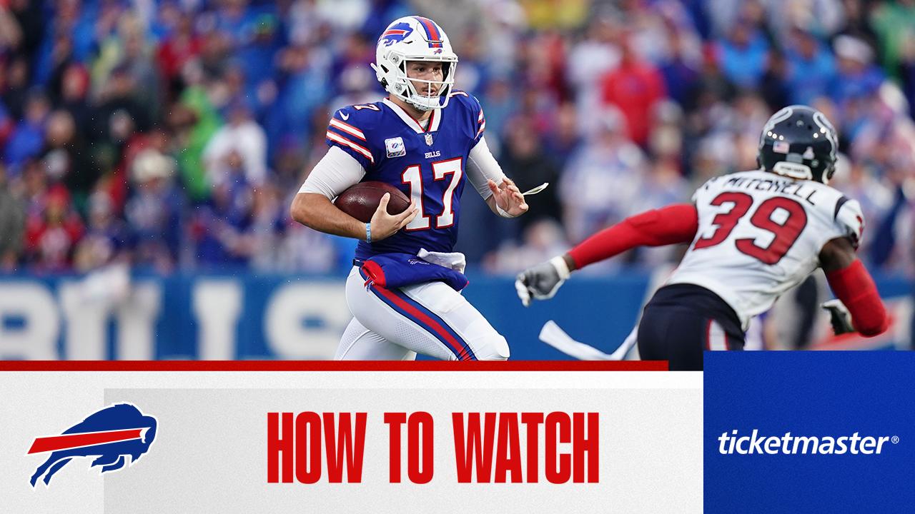 Bills at Texans | How to watch, stream &amp; listen | Week 5