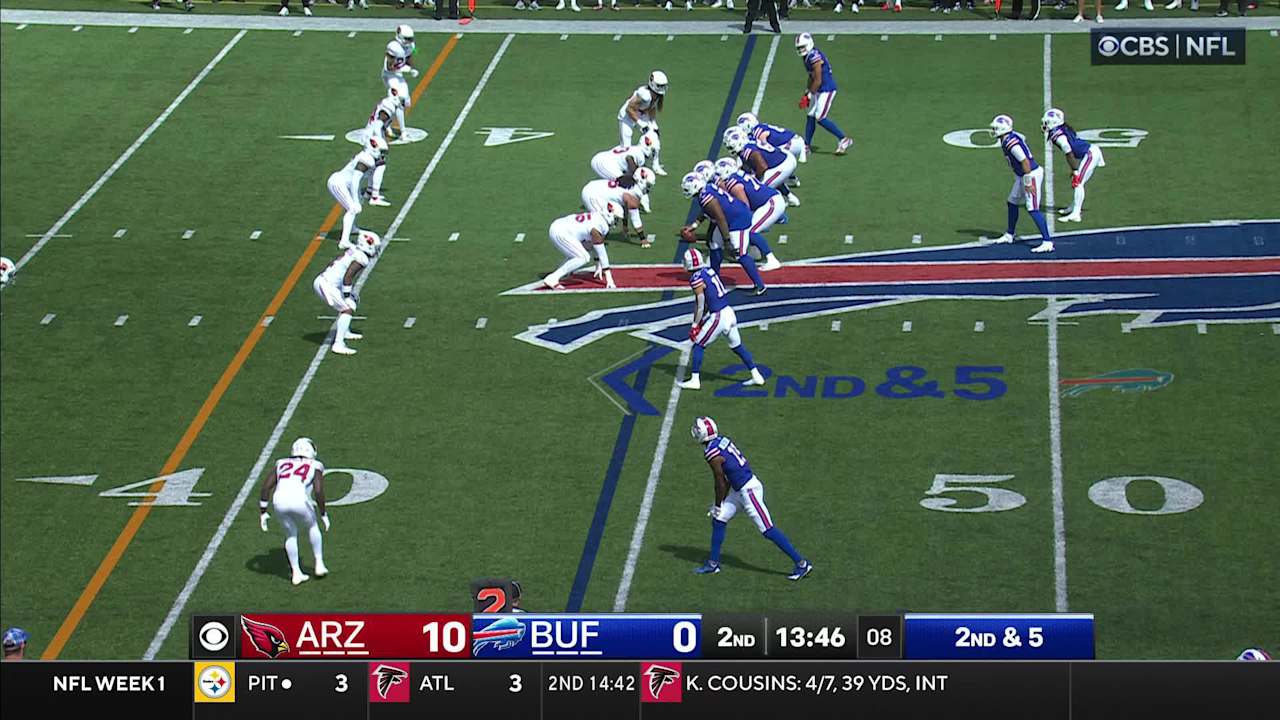 Dawson Knox finds separation in coverage for 22-yard catch and run | Bills vs. Cardinals | Week 1