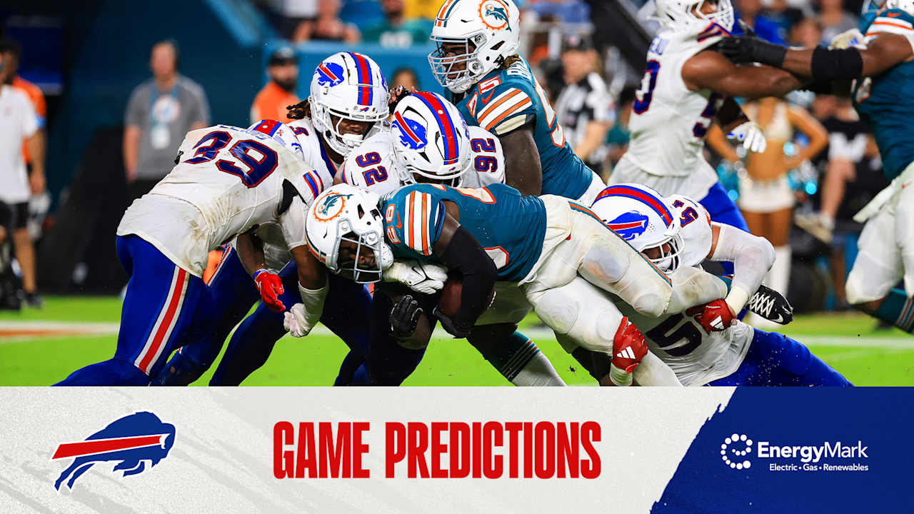 Buffalo Bills at Miami Dolphins Game Predictions | Week 10