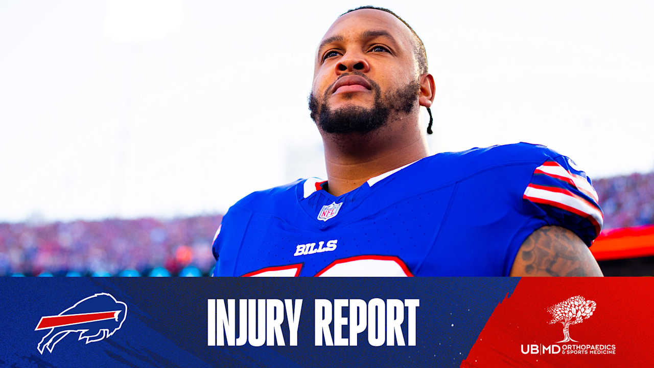 Buffalo Bills Injury Report vs. Steelers | Week 13