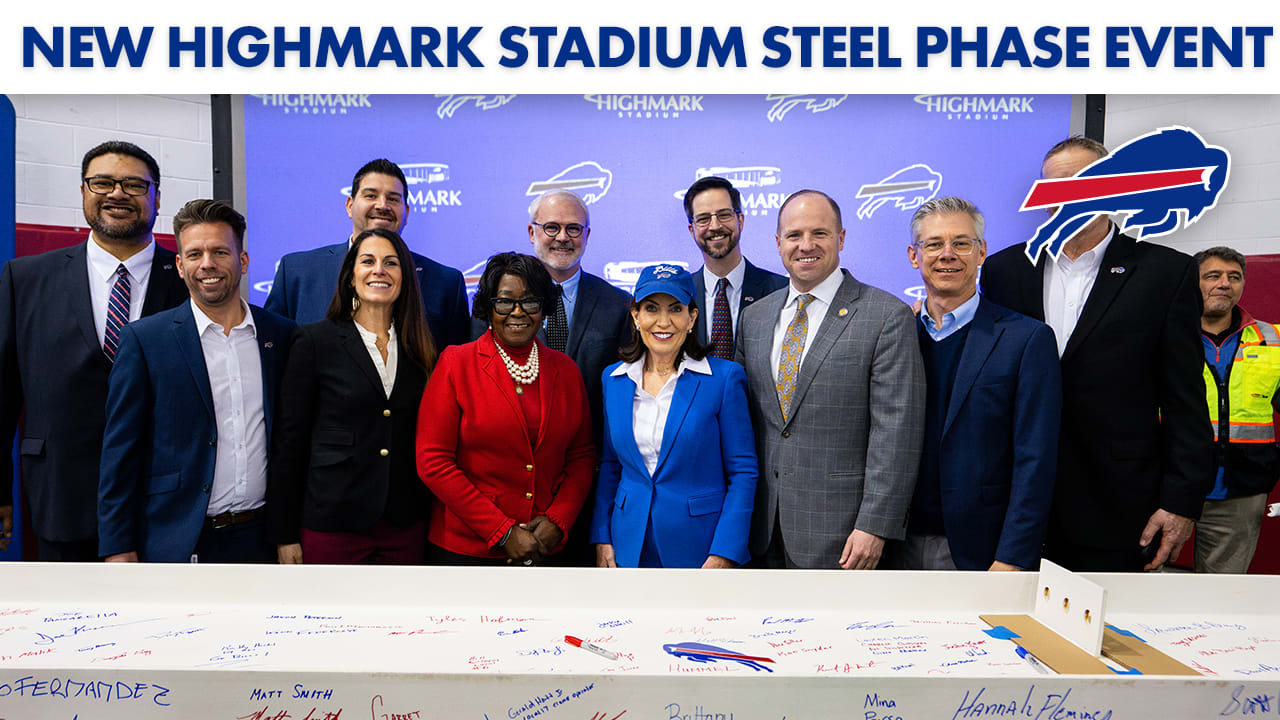 Buffalo Bills Kickoff Steel Phase Of New Highmark Stadium!