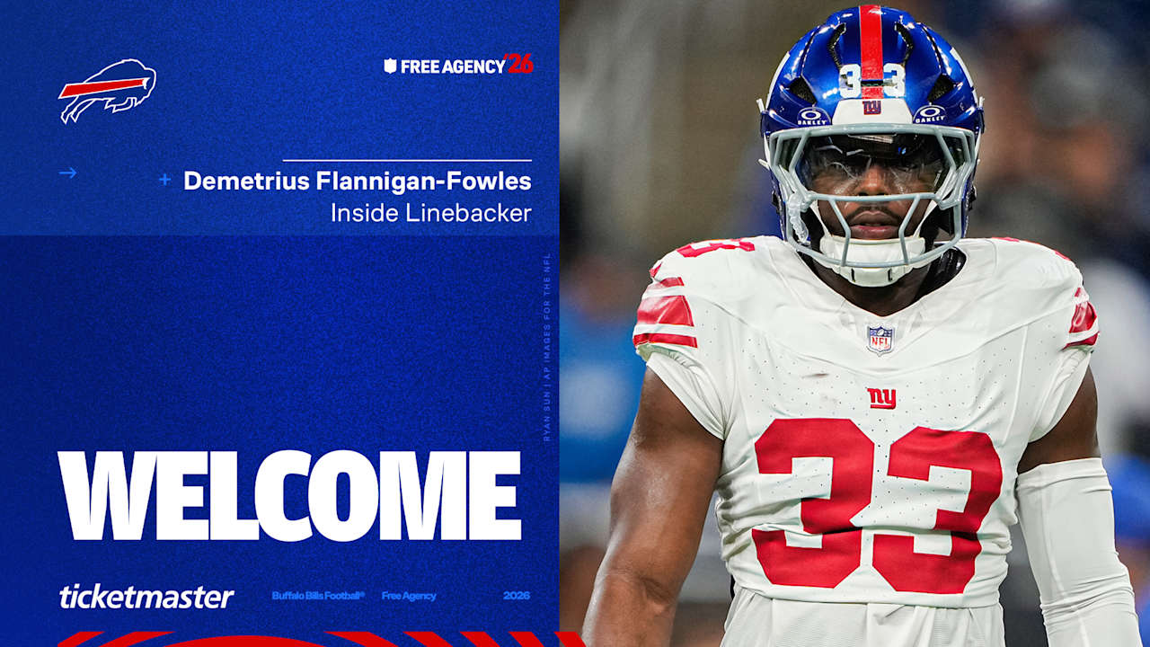 Bills sign ILB Demetrius Flannigan-Fowles to one-year deal