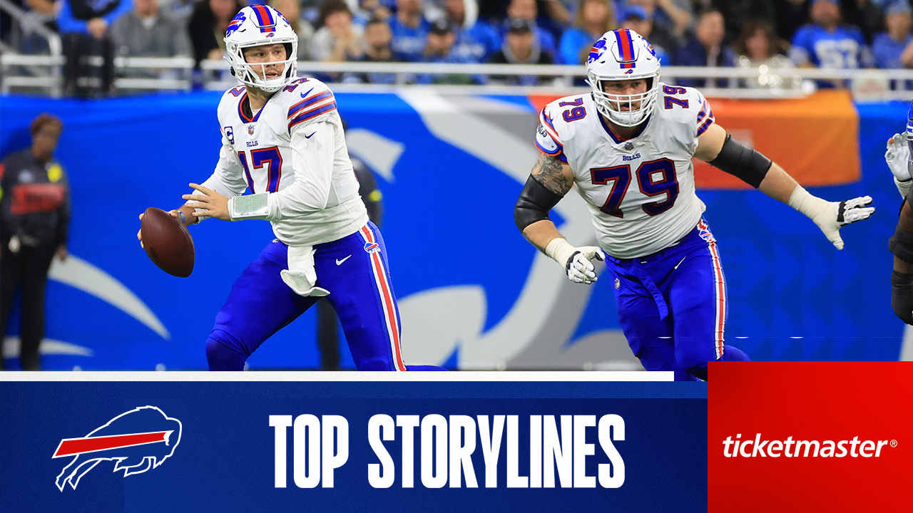 Top 5 storylines to follow for Buffalo Bills at Detroit Lions | Week 15