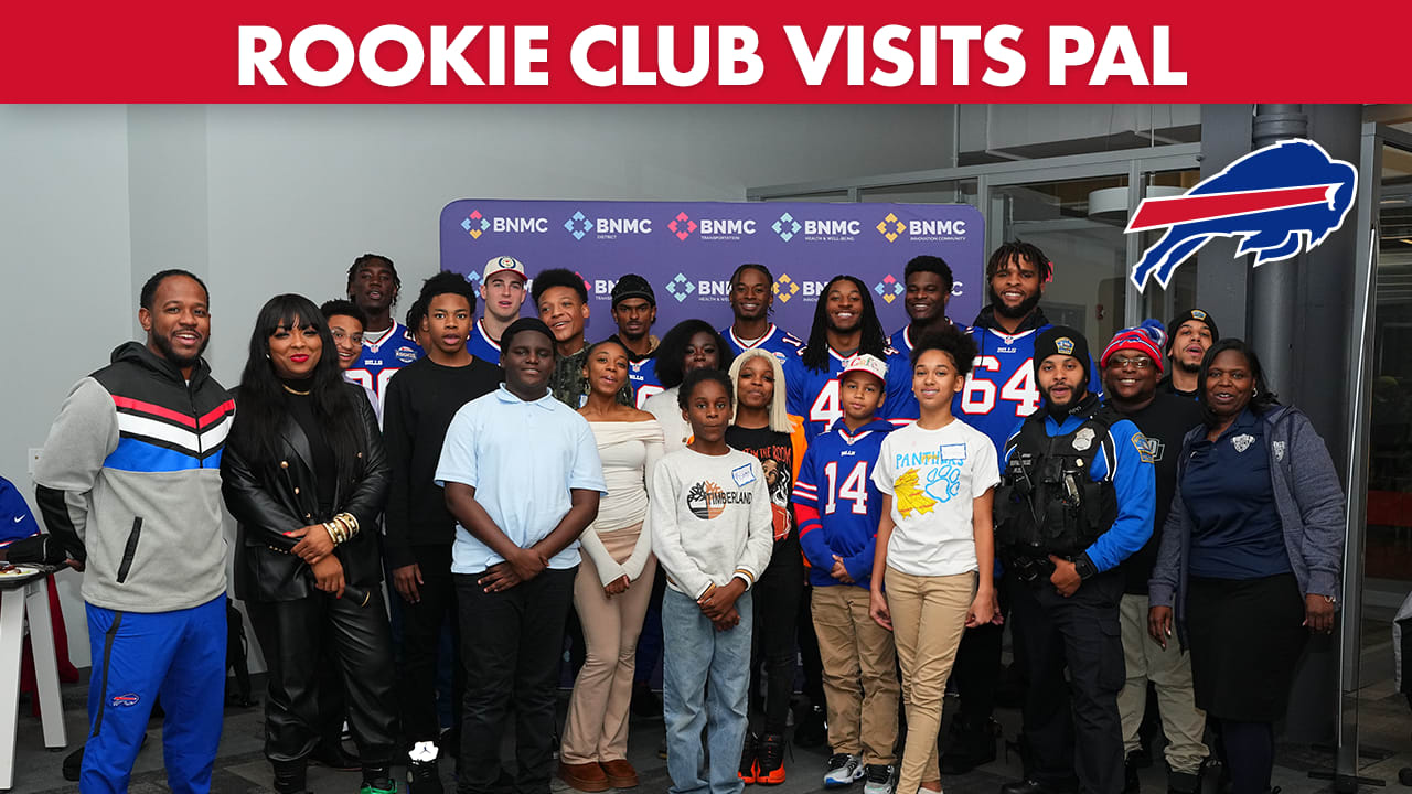 Buffalo Bills Rookie Club Visits PAL's Youth Opportunity Connect Program