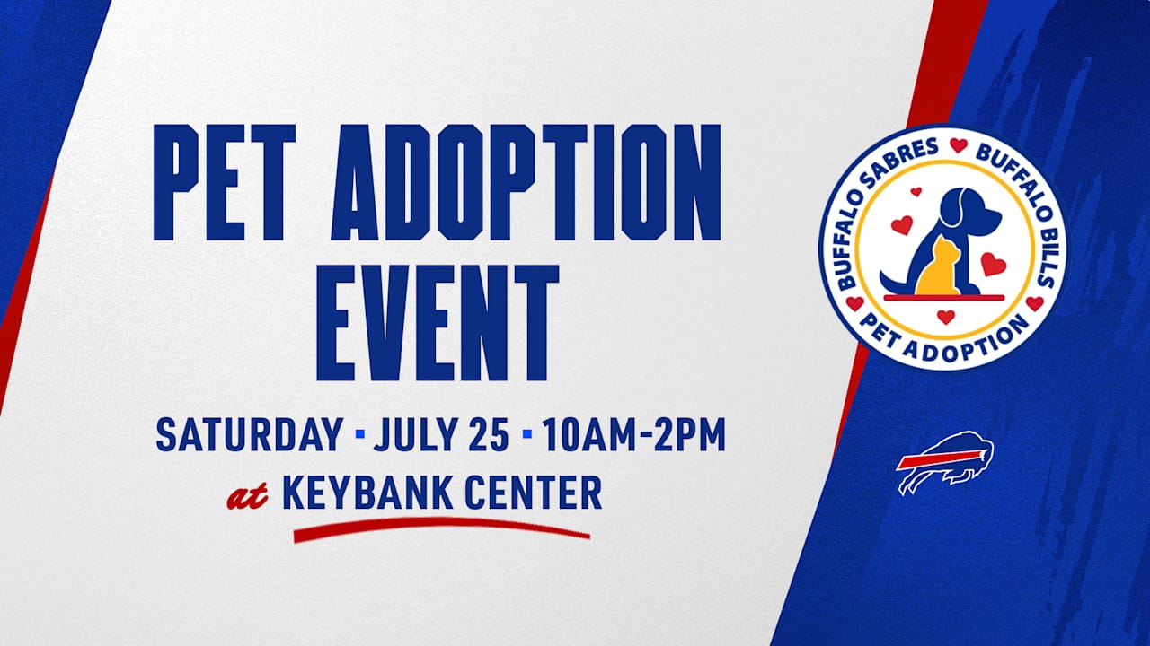 Bills and Sabres team up for Pet Adoption Event on July 25