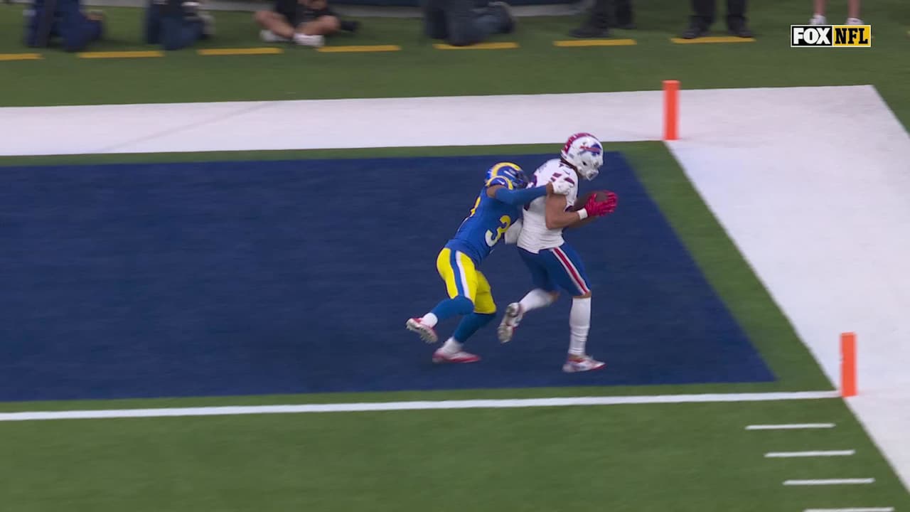 High five! Mack Hollins catches Josh Allen's fifth touchdown of the game | Bills at Rams