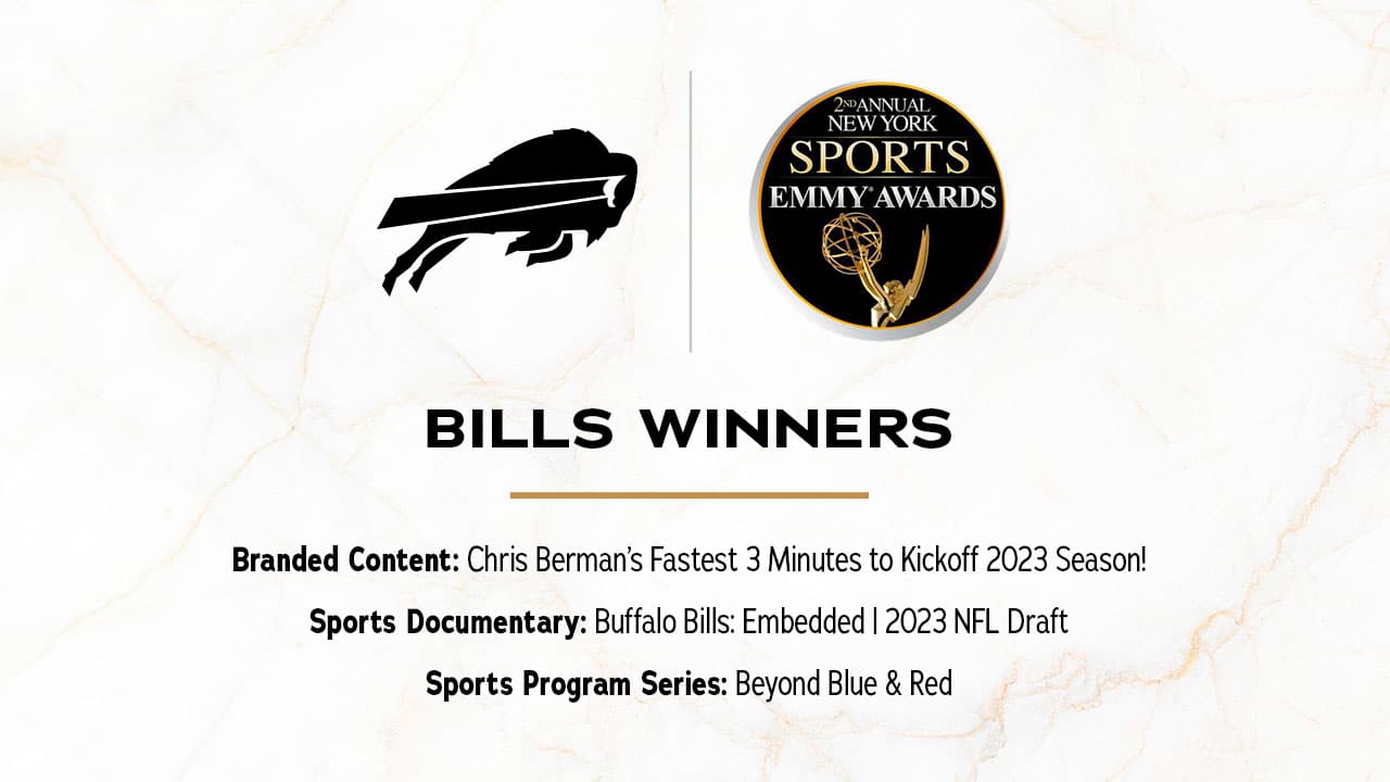 Buffalo Bills win three New York Sports Emmy ® Awards