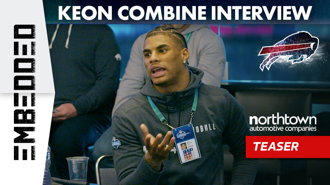 Keon Coleman Combine Interview | Buffalo Bills Embedded