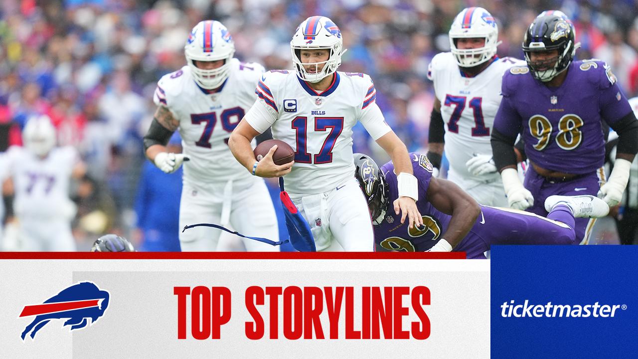 Top 5 storylines to follow for Bills at Ravens | Sunday Night Football