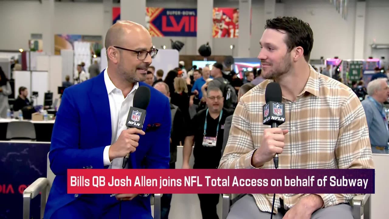 NFL Total Access | Josh Allen talks beating Brady in golf tournament, discusses highlights