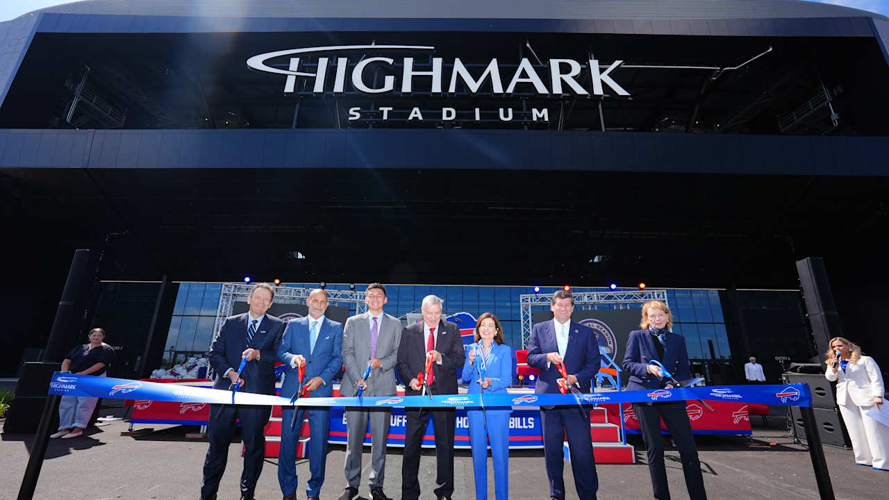 'Impressed by every aspect of it' | Bills officially open Highmark Stadium with ribbon cutting ceremony