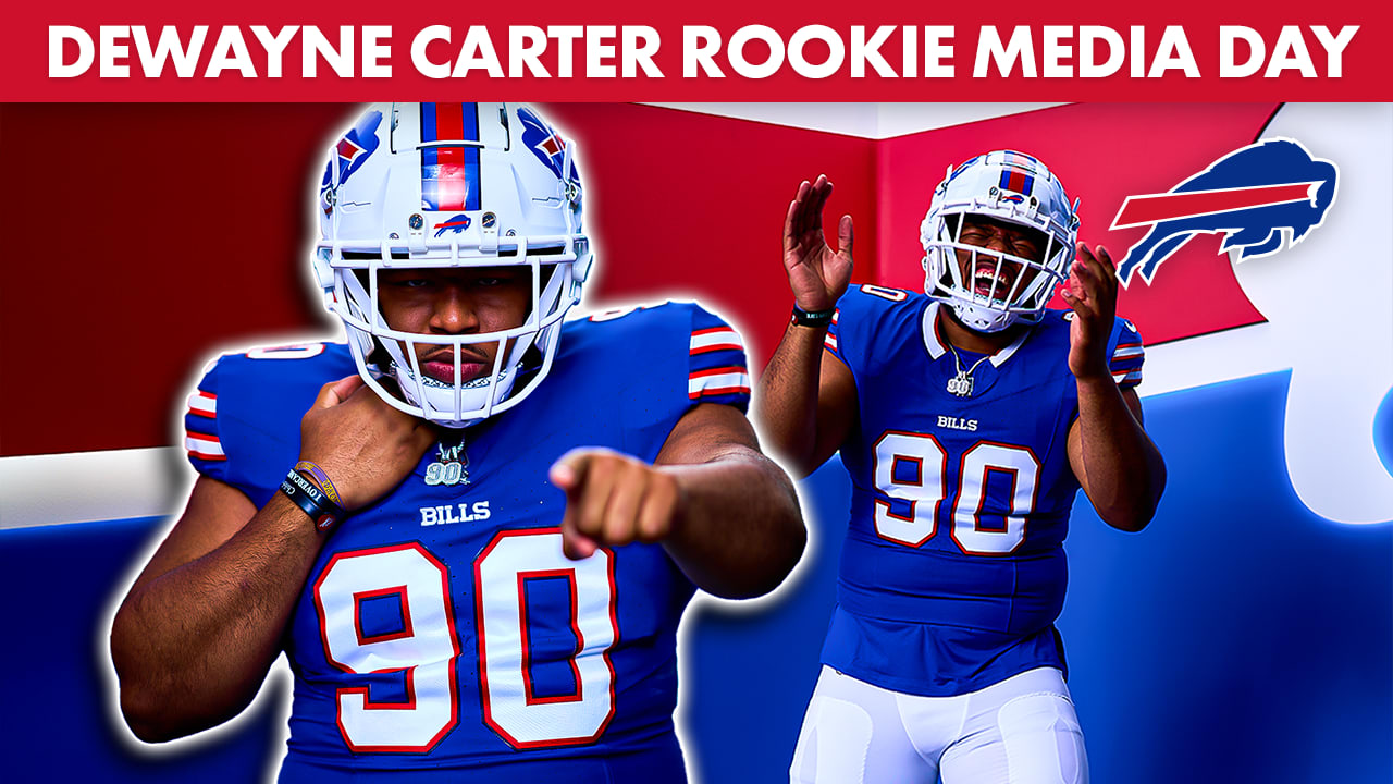 Behind The Scenes At Bills Rookie Media Day with DeWayne Carter! | Buffalo Bills