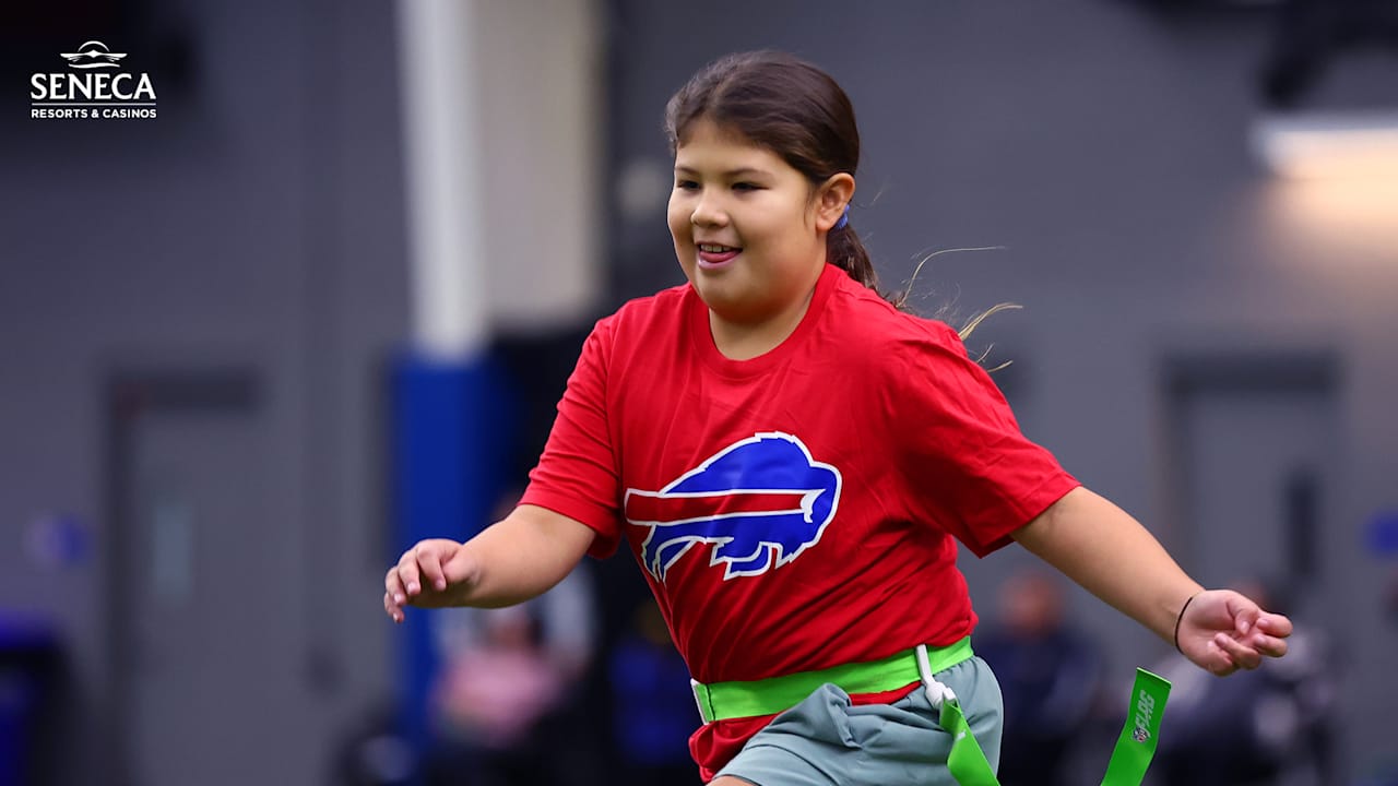 In the Community | Seneca Nation Flag Football Clinic and Facility Visit
