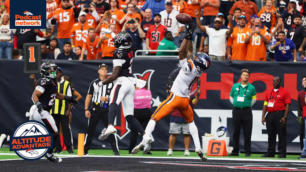 What the Broncos proved in Week 9 vs. the Texans | Altitude Advantage
