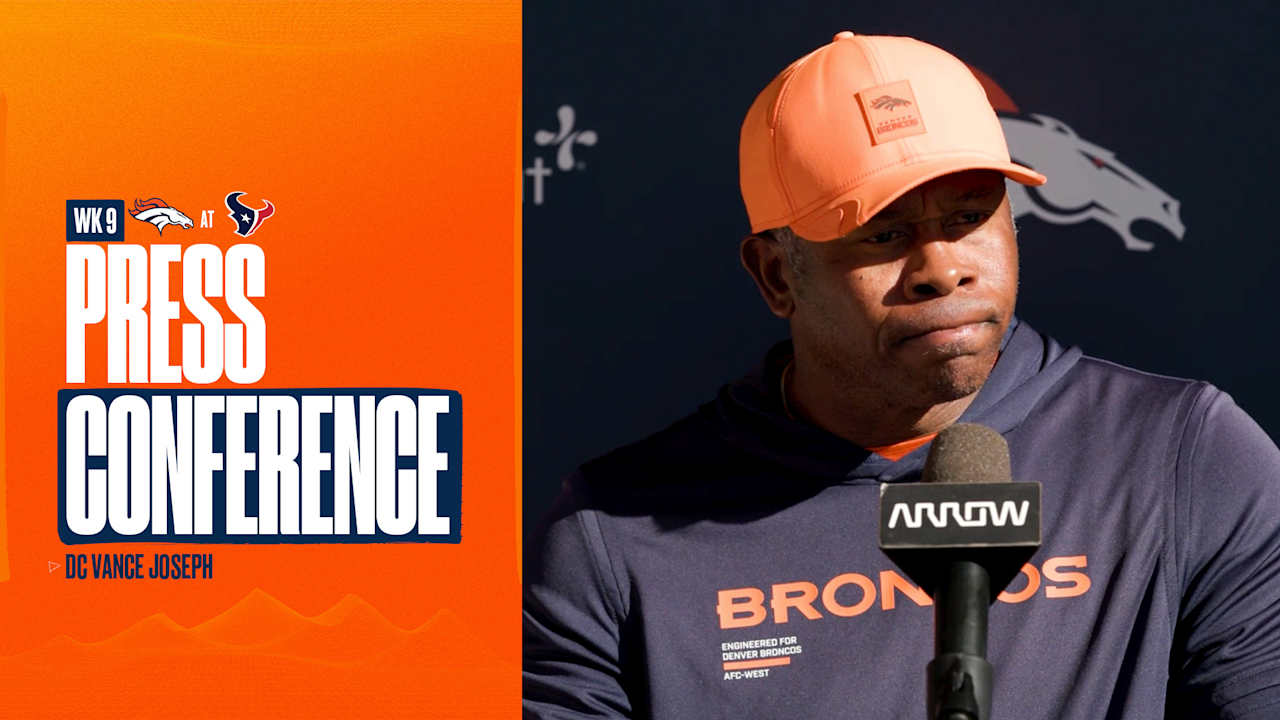 Image for DC Vance Joseph on the Broncos' secondary