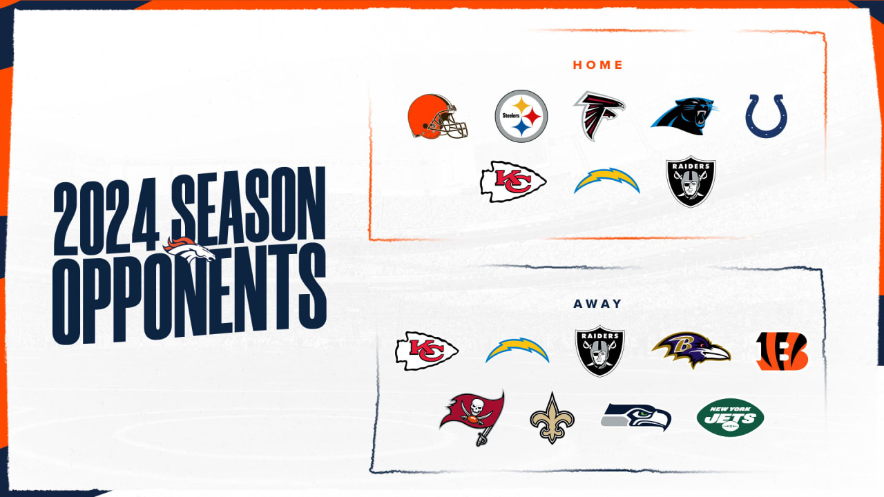 Broncos’ opponents finalized for 2024 season