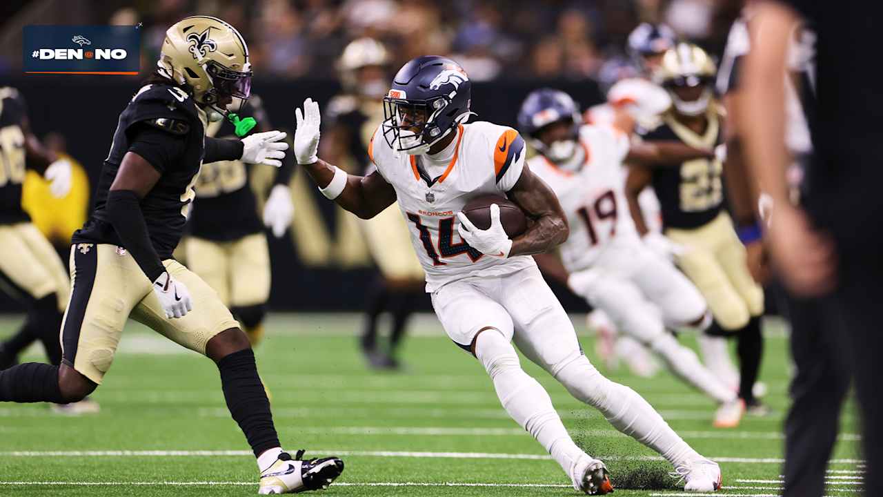 QB Bo Nix connects deep with WR Courtland Sutton for a 43