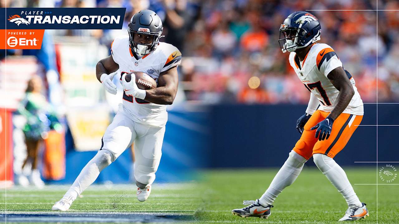 Broncos designate RB Audric Estime and CB Damarri Mathis for return from IR, sign WR A.T. Perry to practice squad