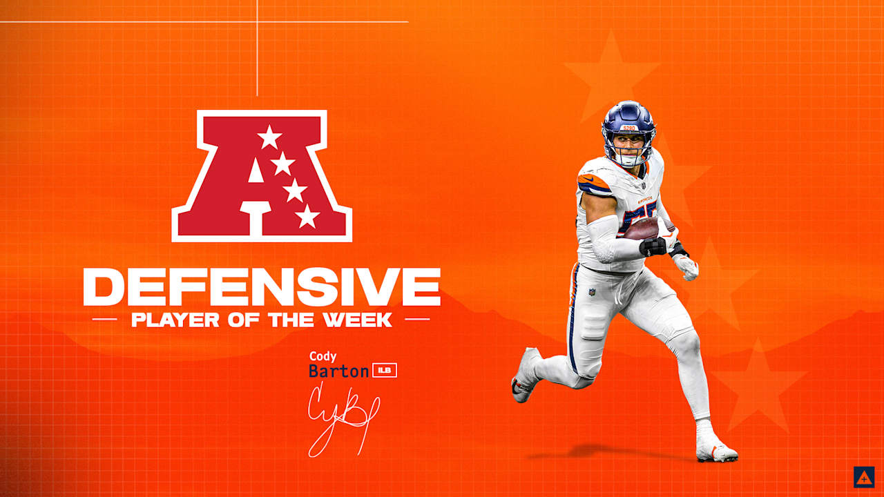 ILB Cody Barton named AFC Defensive Player of the Week following win over Saints