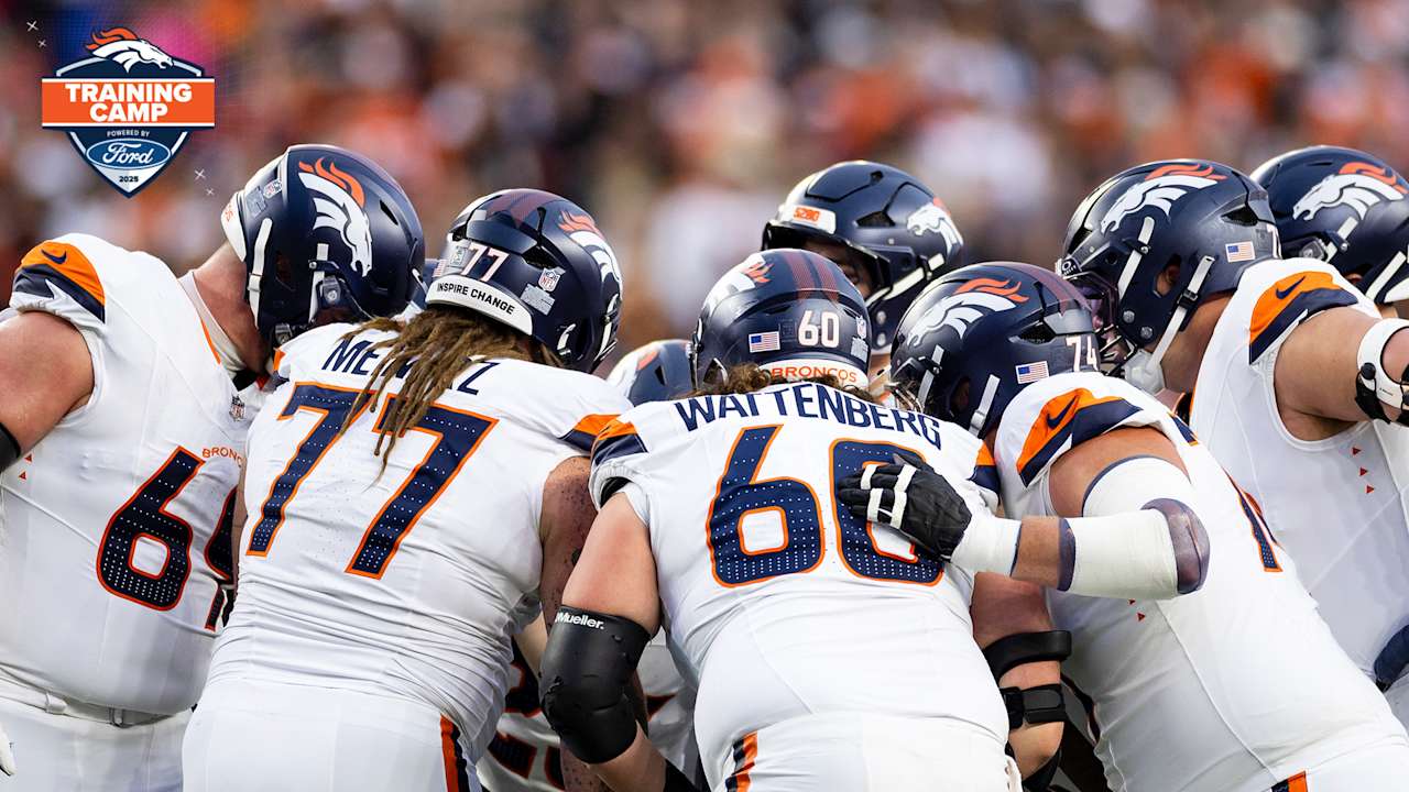 Broncos Camp Preview: With rare continuity, Denver's offensive line poised to build on successful 2024