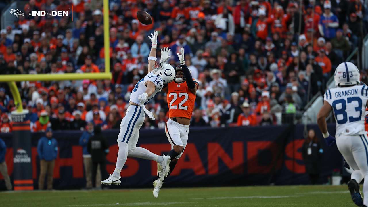 S Brandon Jones intercepts Anthony Richardson Broncos vs. Colts