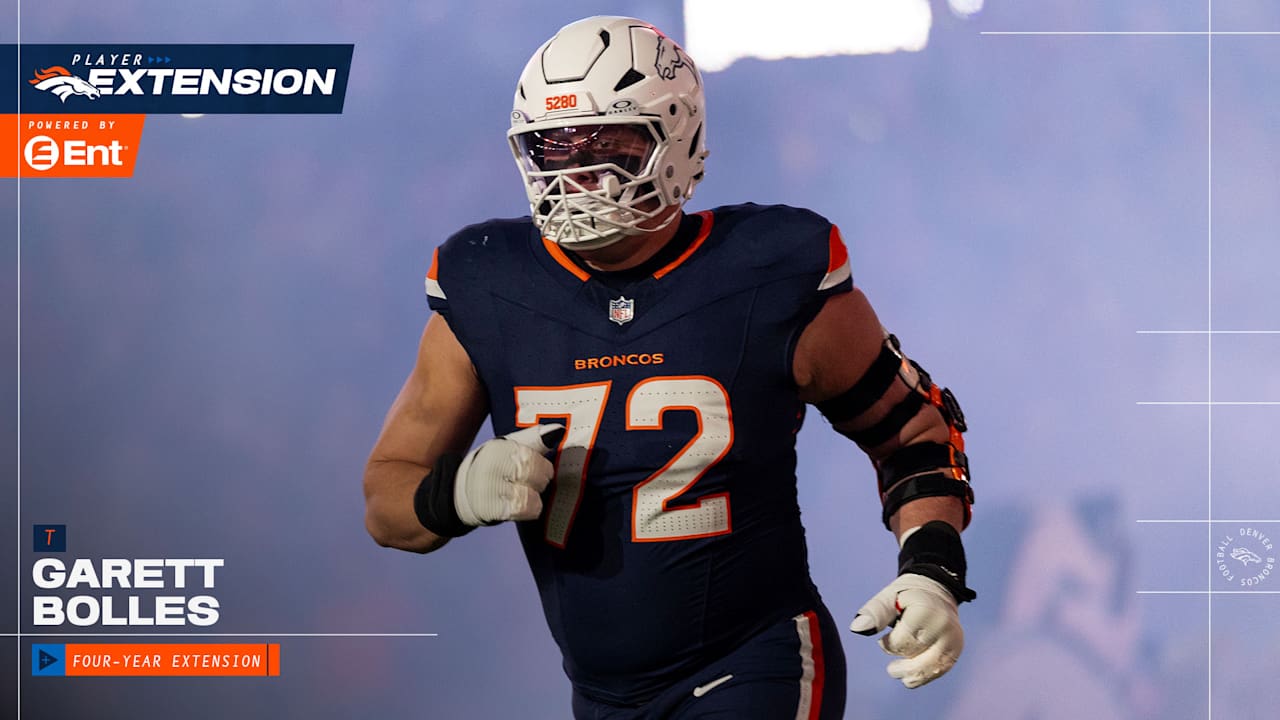 Broncos signal T Garett Bolles to 4-year contract extension