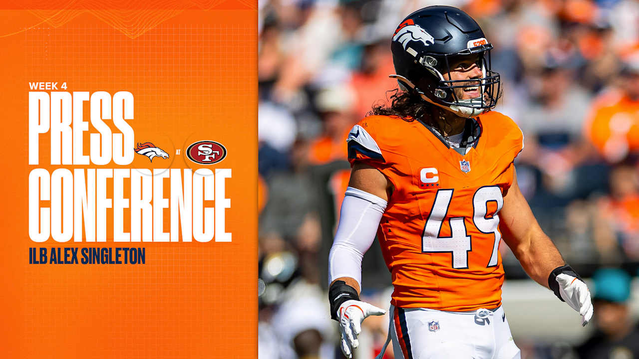 ILB Alex Singleton on Broncos' defensive focus: 'Just continue to get ...