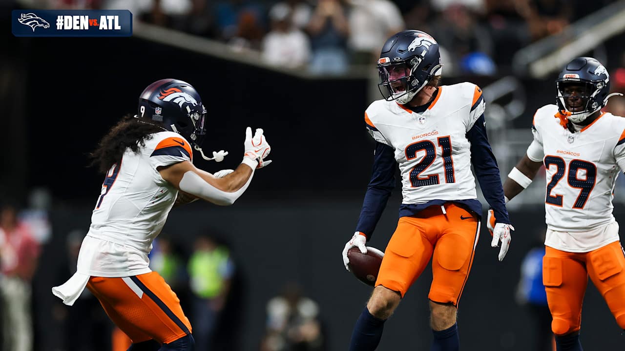 CB Riley Moss intercepts QB Cooper Rush | Broncos at Falcons