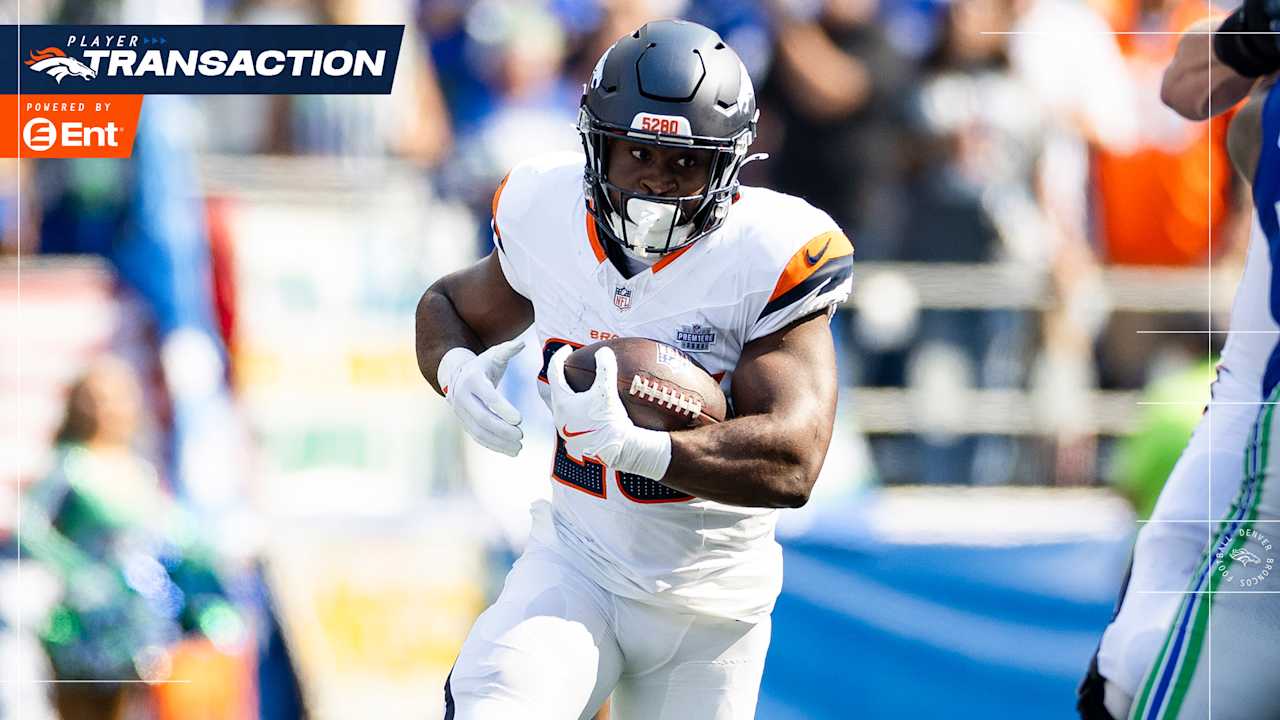 Broncos activate RB Audric Estime from IR, promote DB Tanner McCalister to active roster, place WR Josh Reynolds and C Luke Wattenberg on IR